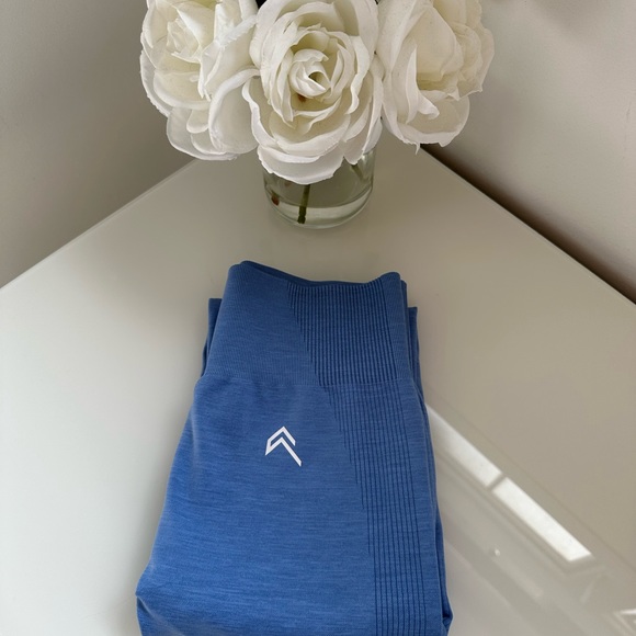 Oner Active Classic Seamless 2.0 Leggings - Light Denim Marl - Picture 2 of 3